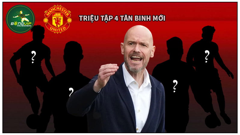 Tuyển Man Utd chiêu mộ 4 tân binh mùa giải mới